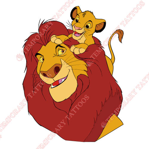 The Lion King Customize Temporary Tattoos Stickers NO.932